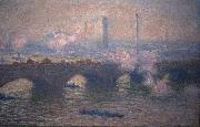 Claude Monet Waterloo Bridge, Gray Day Spain oil painting artist